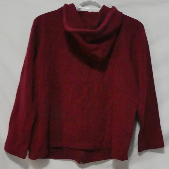 LIZ CLAIBORNE - Lizwear Jeans - Petite | P2P 20 inches | Knit Zip-Up Hoodie - Picture 3 of 15